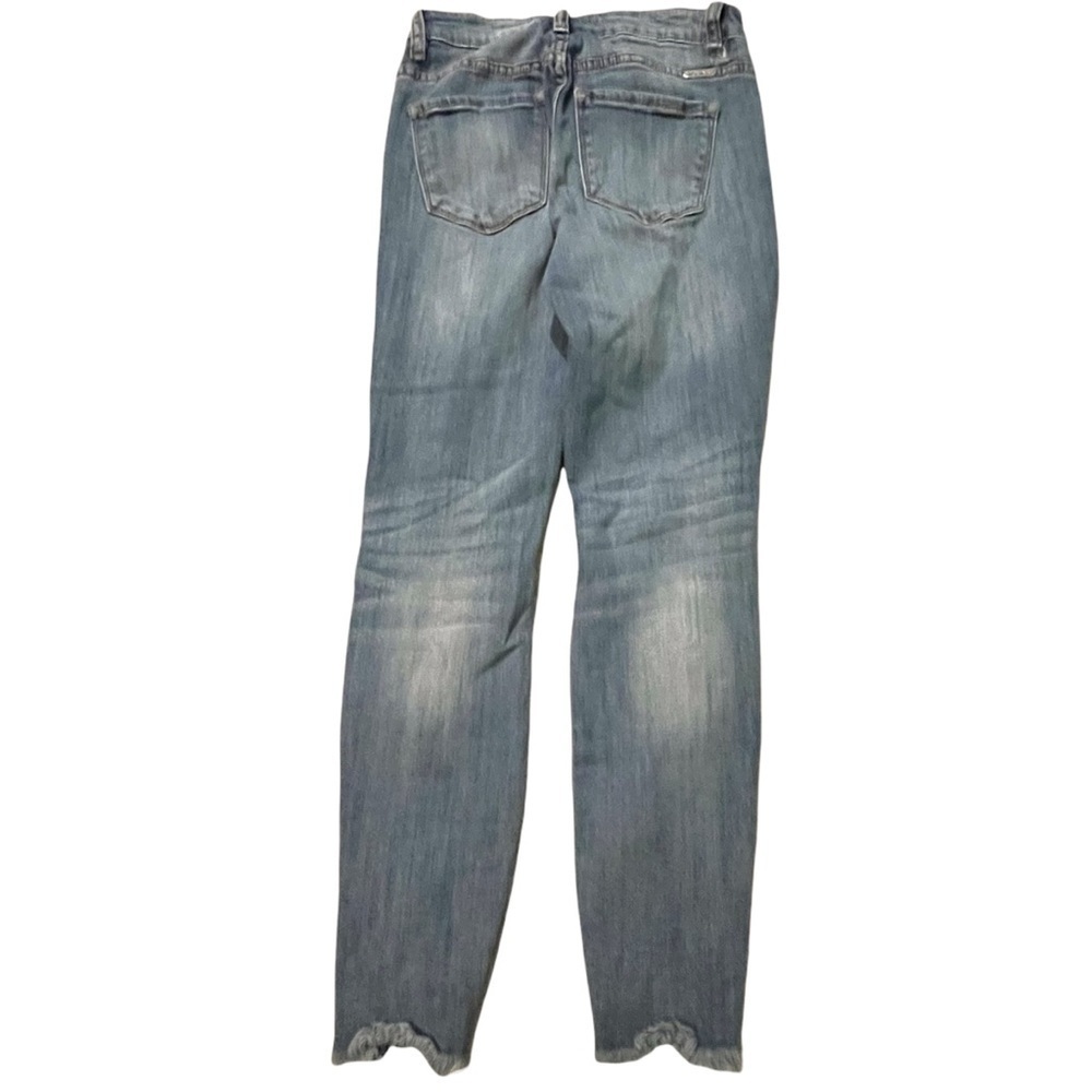 KanCan Busted Knee, Destroyed Stretch Denim Skinny Jeans, 3/25, KC5056M - Picture 10 of 10